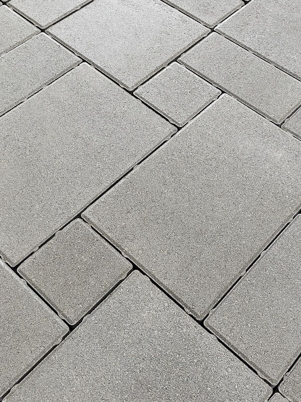 Тротуарная плитка Koldiz Колдиз 4 60 мм Моно Серый фото 1