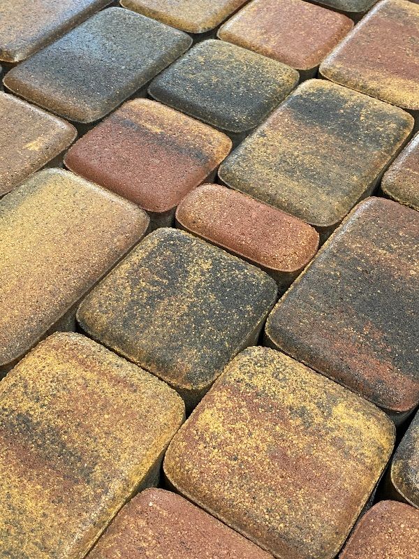 Тротуарная плитка Koldiz Старый город 50 мм Оникс Желтый фото 1