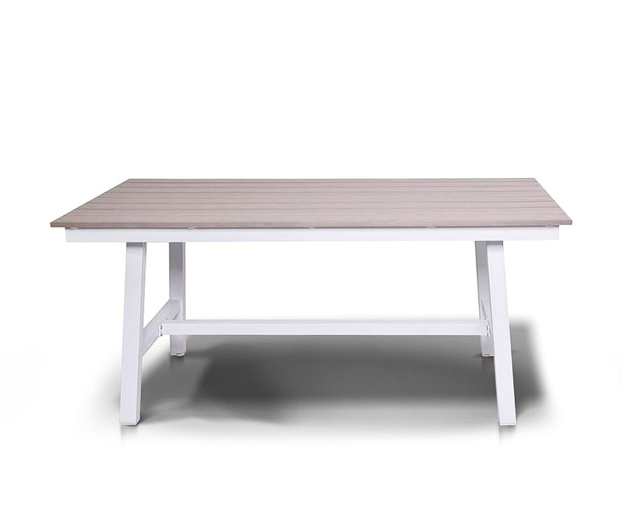 Сан Ремо стол обеденный из ДПК, каркас алюминиевый фото 2