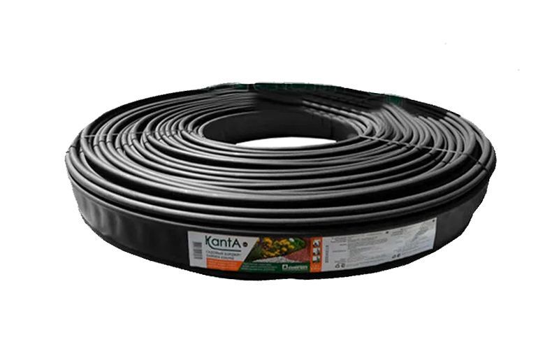 Бордюр садовый KANTA Standartpark SP Б-16000.10.02-ПП 82552 Бухта Черный 160 м фото 1