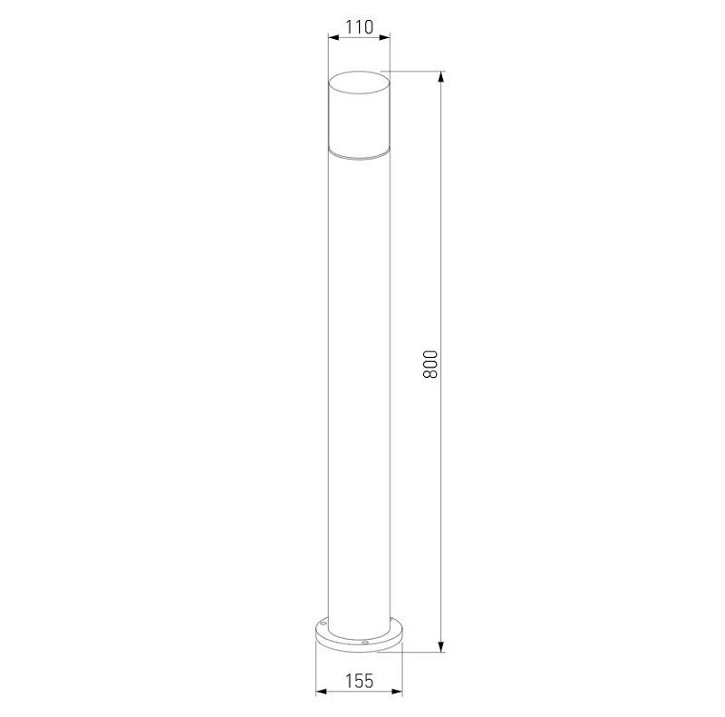 Уличный светильник Elektrostandard Roil IP54 35125/F чёрный/дымчатый плафон фото 7