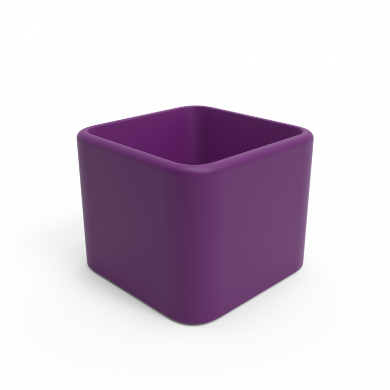 Кашпо Berkano Cubo 60 Deep Violet фото 1