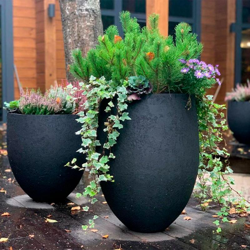 Кашпо Concretika Боул D52 H29 Slanets фото 4