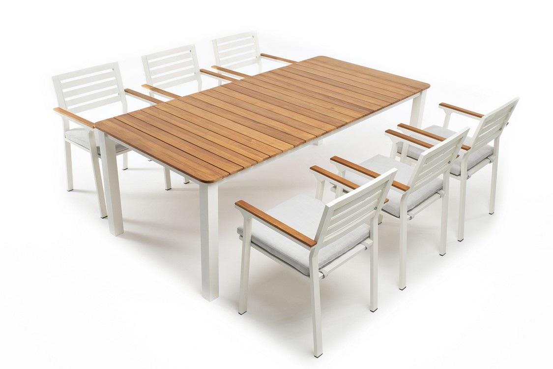 Стул из алюминия CONCORDE белый Joygarden фото 2