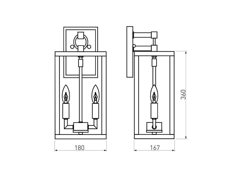 Уличный светильник Elektrostandard Candle D 35150/D темно-серый фото 4