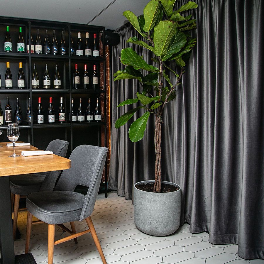 Кашпо Concretika Куб 40x40x40 Concrete M100 фото 5