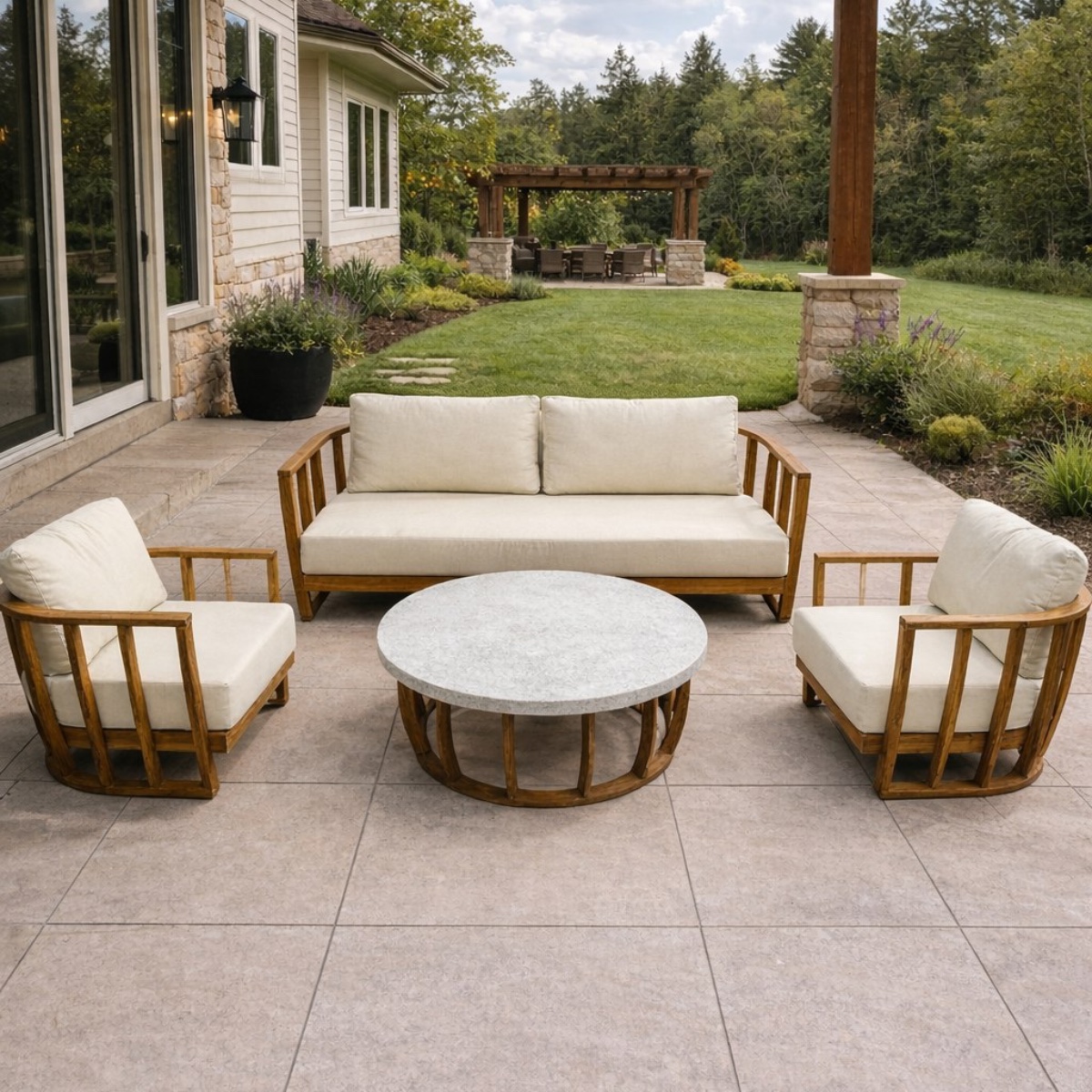 Лаунж-зона Elliot Royal Family из натурального дерева фото 1