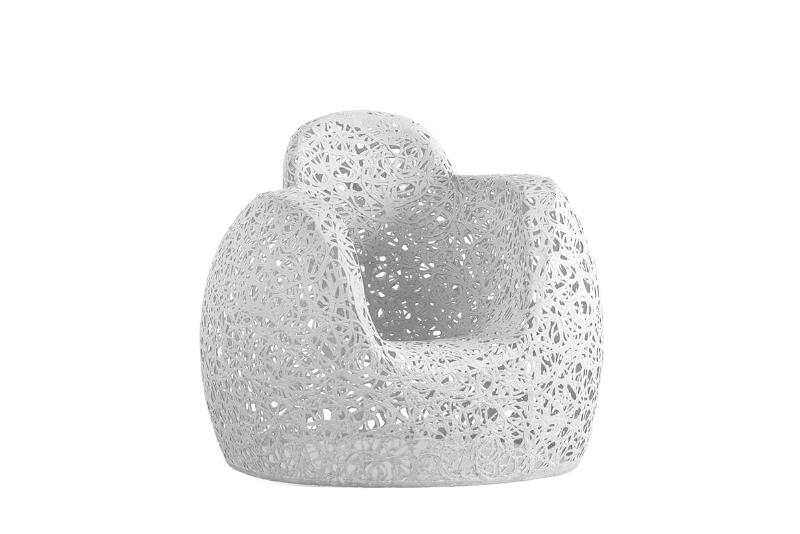 Кресло Vitgarden Stellar Chair Bianco из базальта, цвет белый фото 1