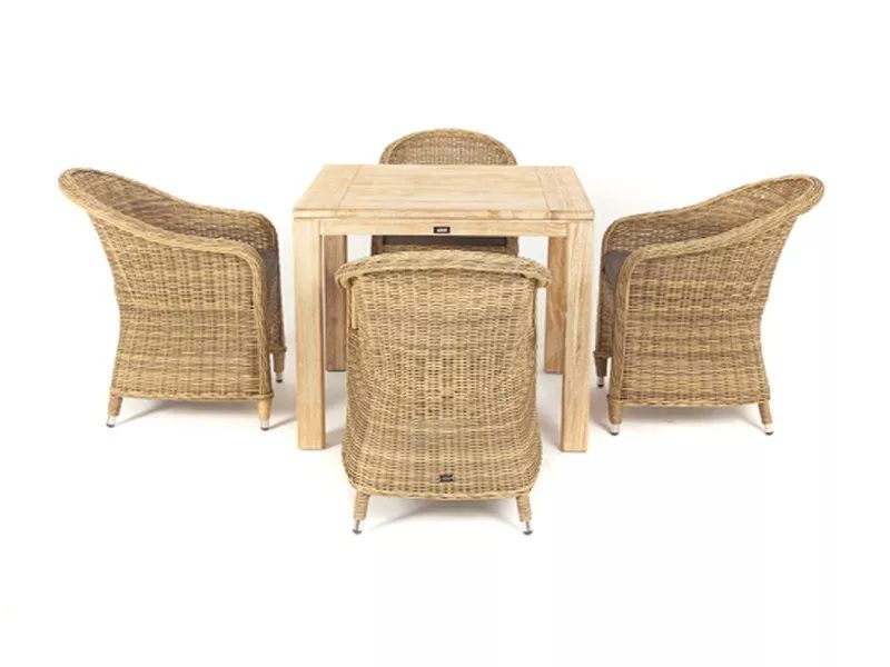 Обеденная группа Виченца R 4SIS, цвет соломенный фото 2