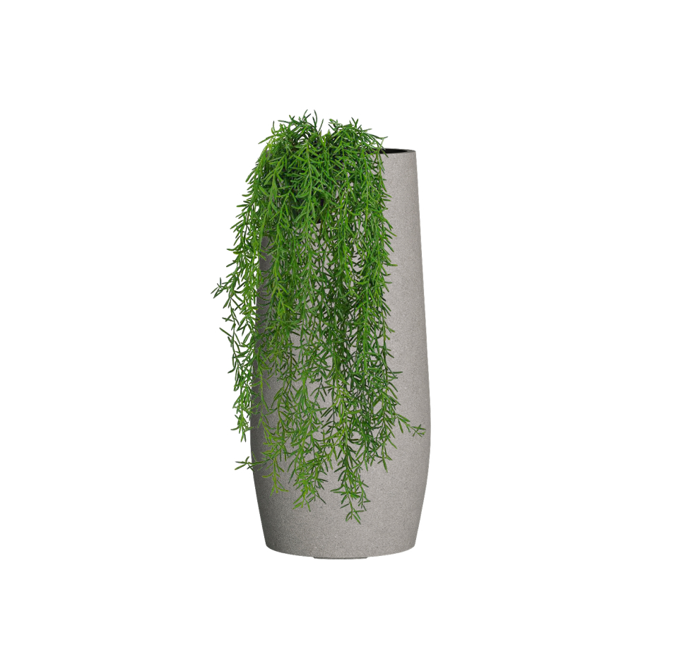 Кашпо TERRAFAKTURA Мода D28x75 Cool grey фото 1