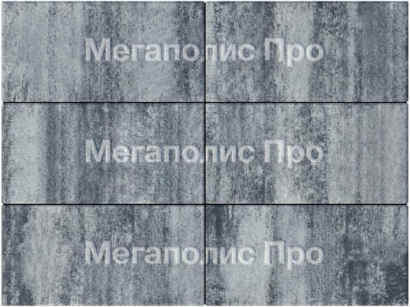 Тротуарная плитка Выбор Прямоугольник Б.5.П.10 600х300х100 мм Листопад Антрацит фото 4