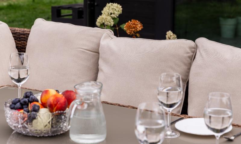 Угловой комплект Zorro Plus Double Royal Family из искусственного ротанга, цвет коричневый фото 8