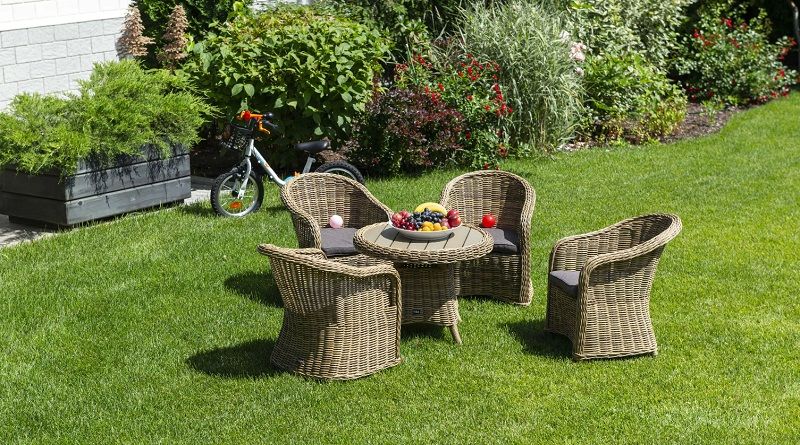 Плетеное кресло детское Равенна 4SIS из искусственного ротанга, цвет соломенный фото 7