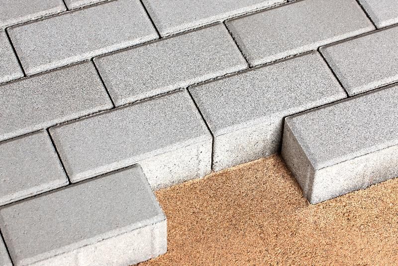 Брусчатка 342 механический завод Прямоугольник (кирпич) 200х100х40 мм Белый фото 2