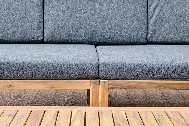 Лаунж-зона Brooklyn Royal Family из дерева, цвет серый фото 9