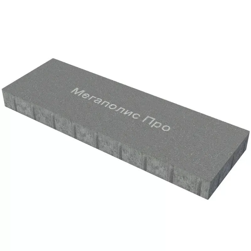 Пошаговая плита для дорожек 900х300х80 мм Серая фото 1