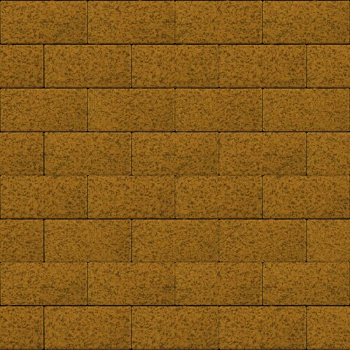 Тротуарная плитка Steinrus Прямоугольник Лайн 200х100х60 мм Желтый Native фото 1