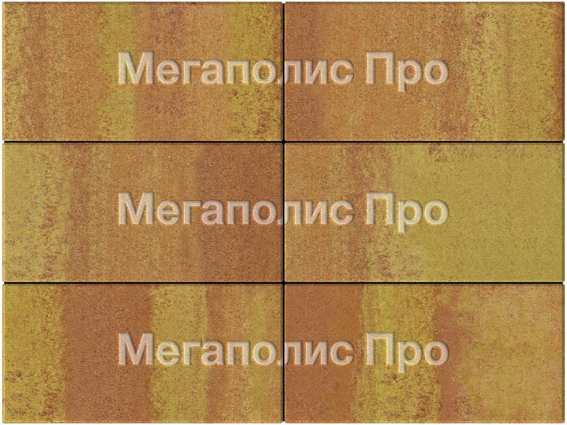 Тротуарная плитка Выбор Прямоугольник Б.5.П.8 600х300х80 мм Листопад Каир фото 4