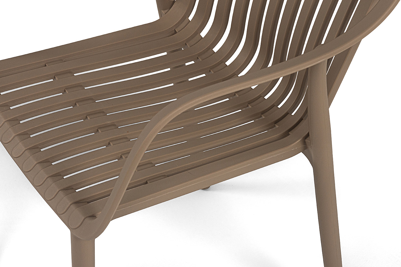 Мохито стул пластиковый, цвет бежево-коричневый фото 5