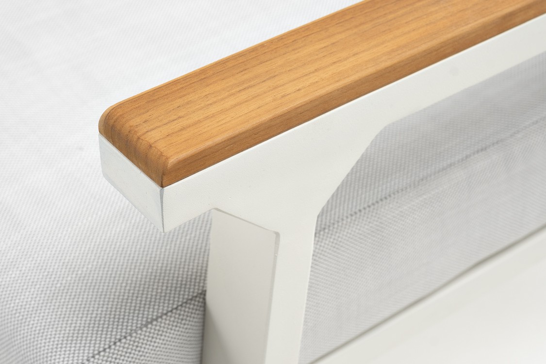 Диван из алюминия CONCORDE 3-х местный белый Joygarden фото 8