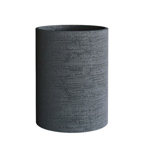 Кашпо Concretika Cylinder D40 H80 Erosia Gray фото 1