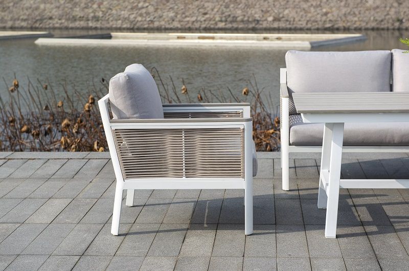 Кресло Сан Ремо 4SIS из роупа (веревки), цвет бежевый фото 4