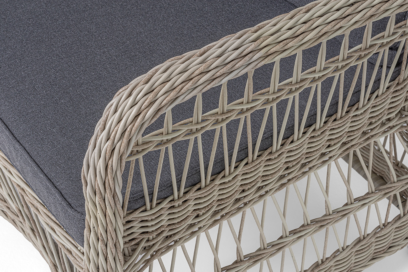 Цесена кресло плетеное из искусственного ротанга, цвет бежевый фото 6