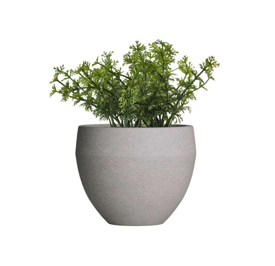 Кашпо TERRAFAKTURA Гира D40x34 Cool grey фото 1