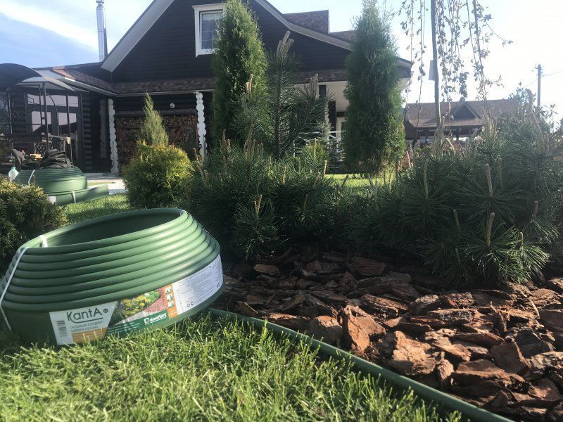 Бордюр садовый KANTA Standartpark SP Б-16000.10.02-ПП 82552 Бухта Оливковый 160 м фото 4