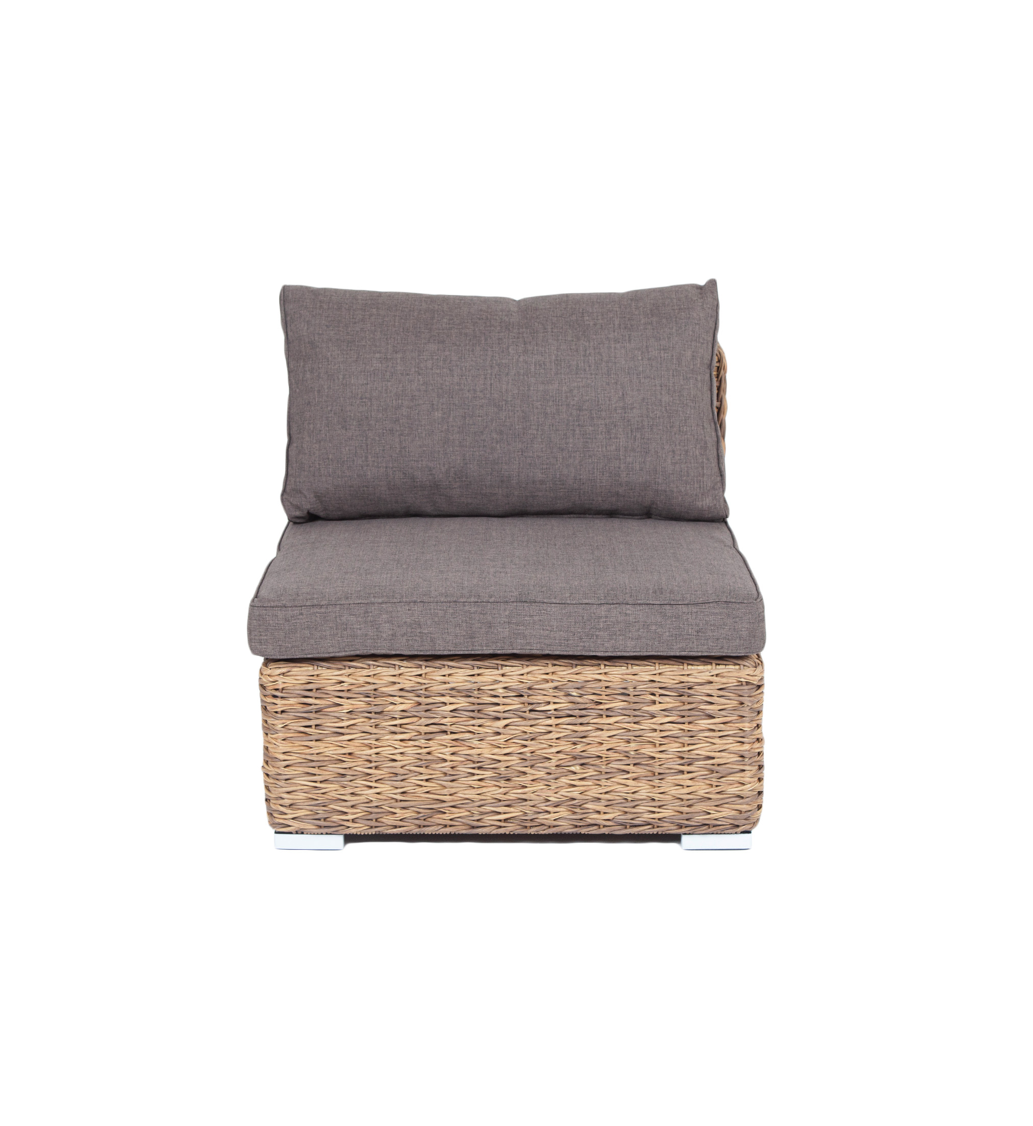 Лунго модуль диванный прямой с подушками, цвет соломенный (гиацинт) фото 3