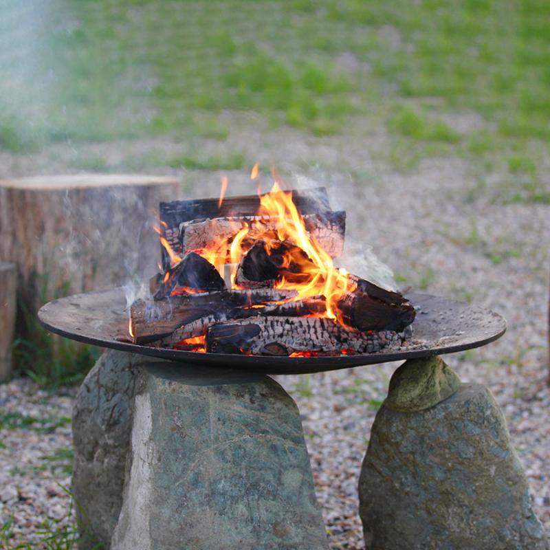 Костровая чаша чугунная Concretika Plato 100, толщина 12 мм фото 2