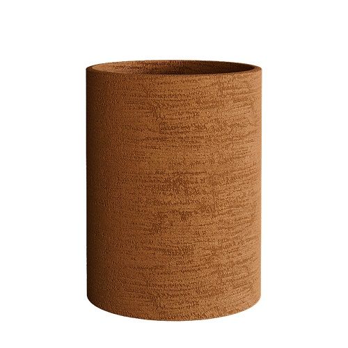 Кашпо Concretika Cylinder D40 H80 Erosia Ochre фото 1