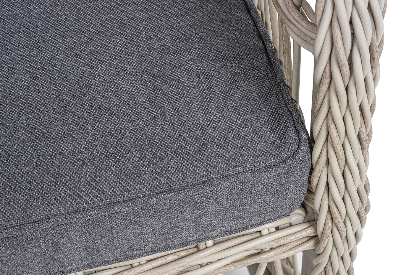 Цесена кресло плетеное из искусственного ротанга, цвет бежевый фото 7