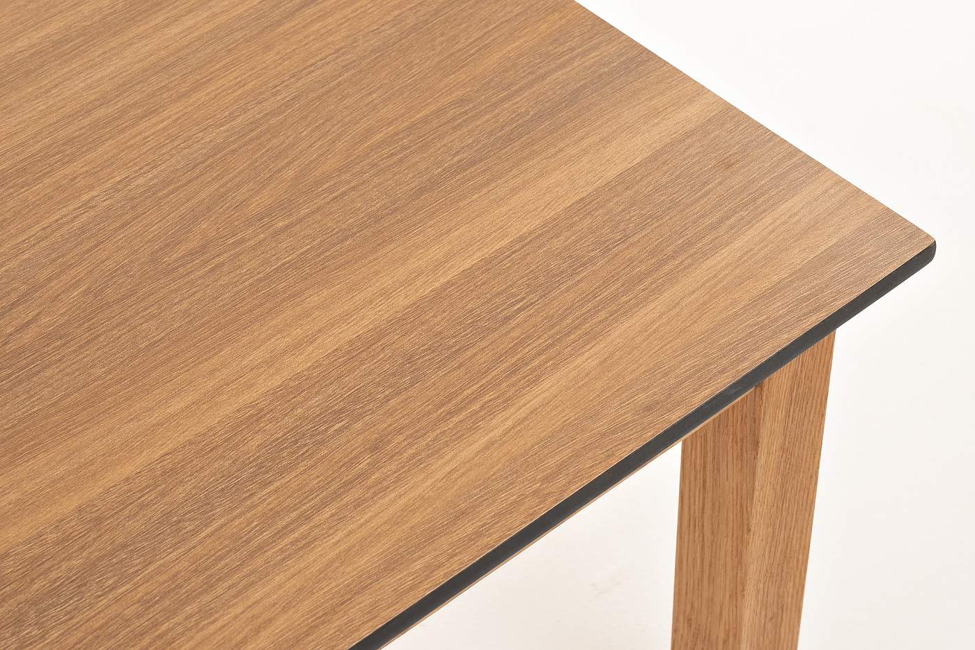 Канны журнальный столик из HPL 90х60, H40, основание дуб, цвет столешницы дуб фото 5