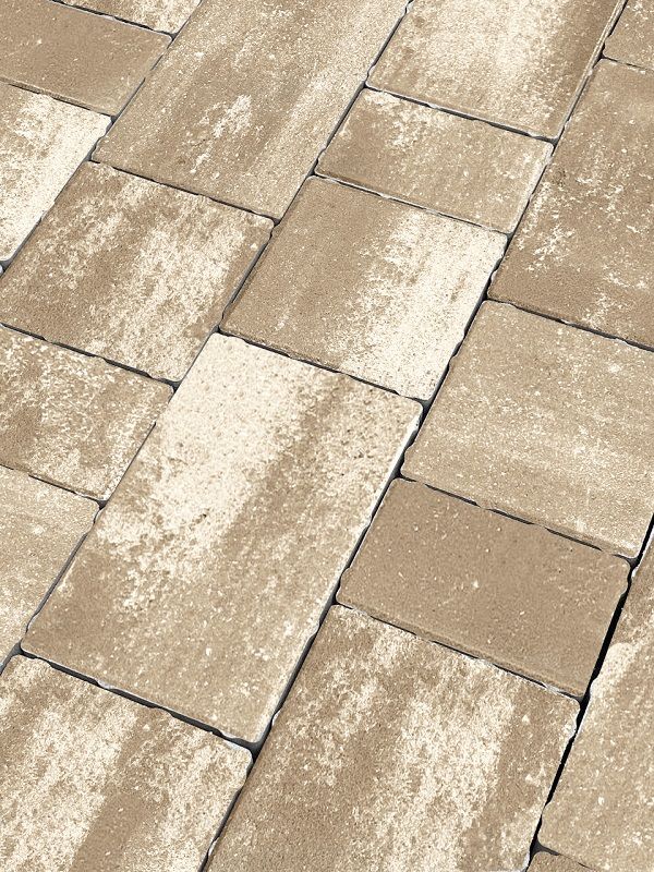 Тротуарная плитка Koldiz Новый Город 60 мм Оникс Песочный фото 1