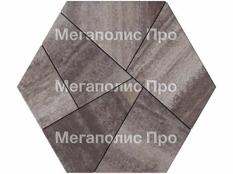 Тротуарная плитка Выбор Оригами Б.4.Фсм.8 80 мм Листопад Хаски фото 3
