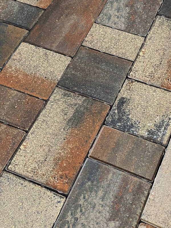 Тротуарная плитка Koldiz Новый Город 60 мм Оникс Коричневый фото 1