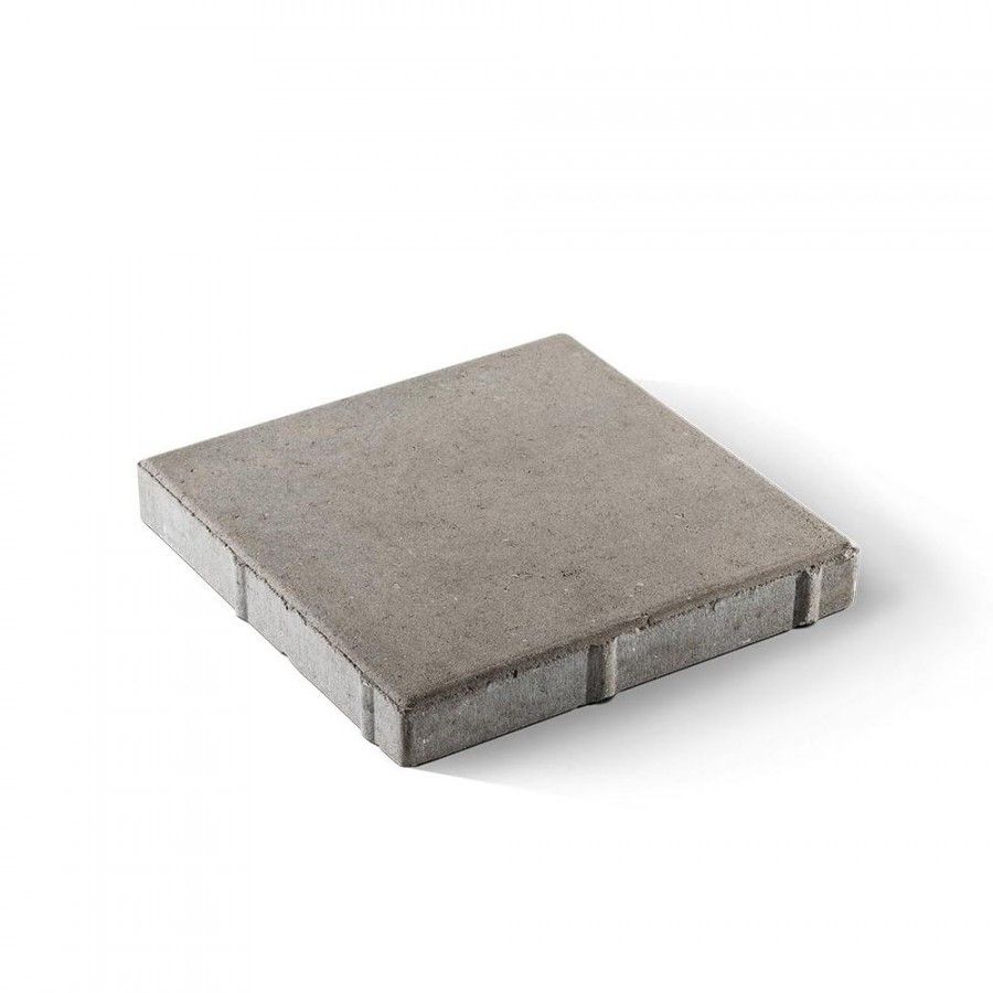 Тротуарная плитка Koldiz Квадрат 70 мм Моно Серый фото 1