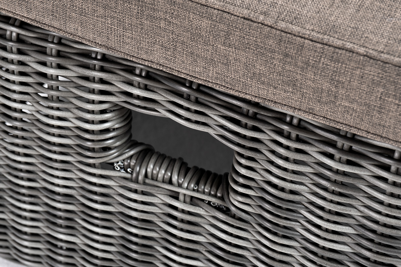 Рим комплект шезлонг со столиком, цвет графит фото 5