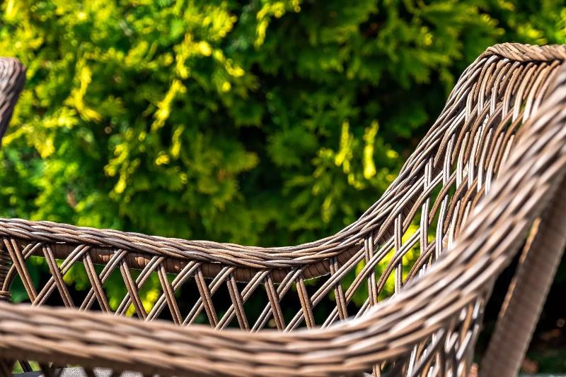 Плетеное кресло Латте 4SIS из искусственного ротанга, цвет коричневый фото 6