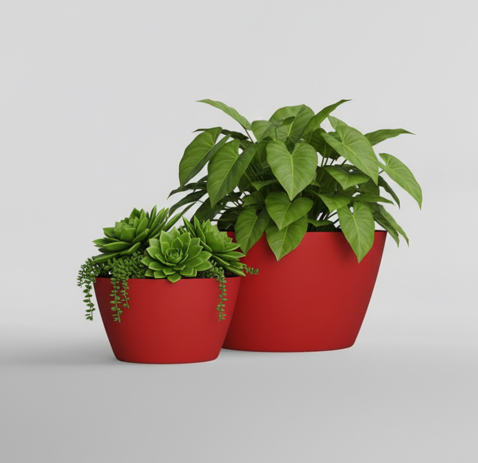 Кашпо Concretika Боул D80H45 Ред 3000 фото 5