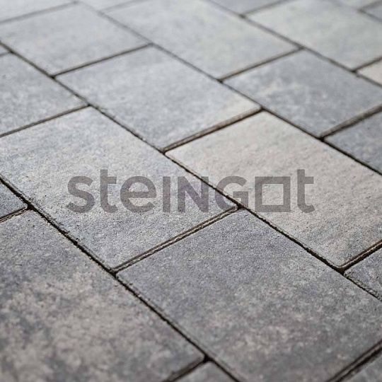 Тротуарная плитка Новый город ColorMix Steingot Stein Silver 80мм