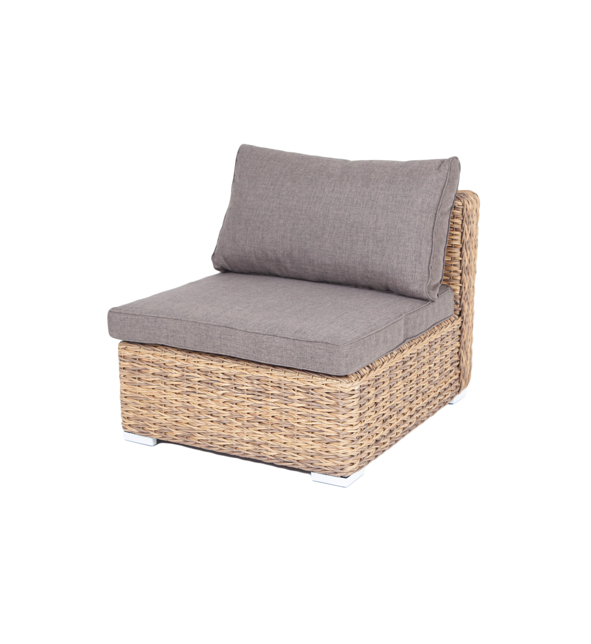 Лунго модуль диванный прямой с подушками, цвет соломенный (гиацинт) фото 1