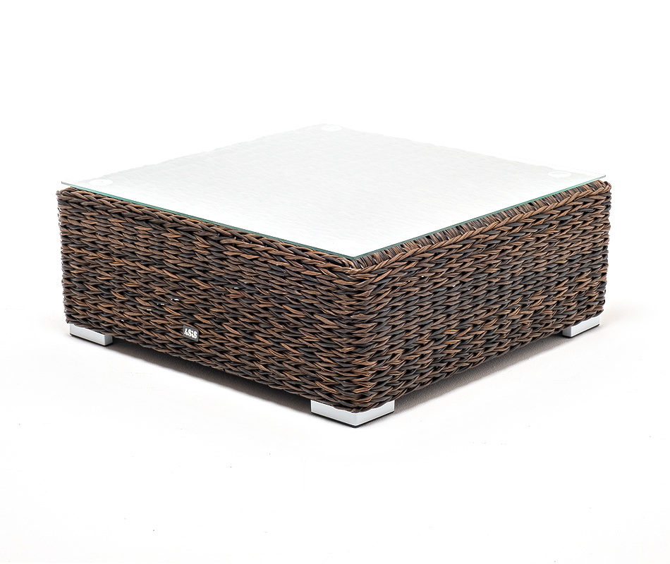 Лунго журнальный столик плетеный (гиацинт), цвет коричневый фото 1