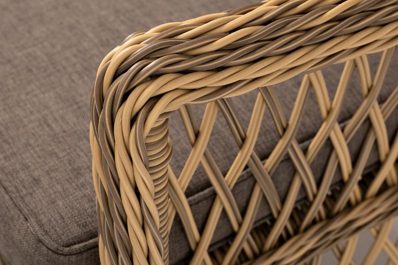 Обеденная группа Катания 4SIS на 6 персон, цвет соломенный фото 4