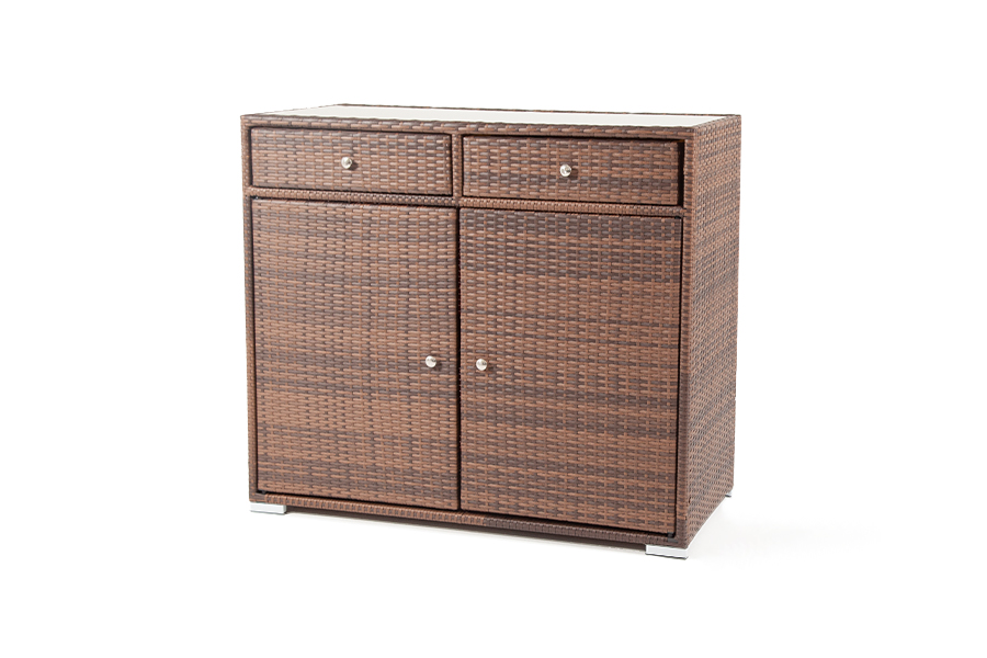 Мальта тумба плетеная из искусственного ротанга, цвет коричневый фото 6