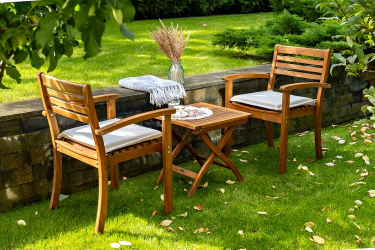 Кофейный комплект из акации КАРО c низким столом Joygarden фото 4