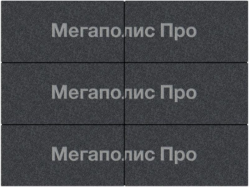 Тротуарный камень Выбор Прямоугольник Б.5.П.8 600х300х80 мм Стоунмикс Черный фото 4
