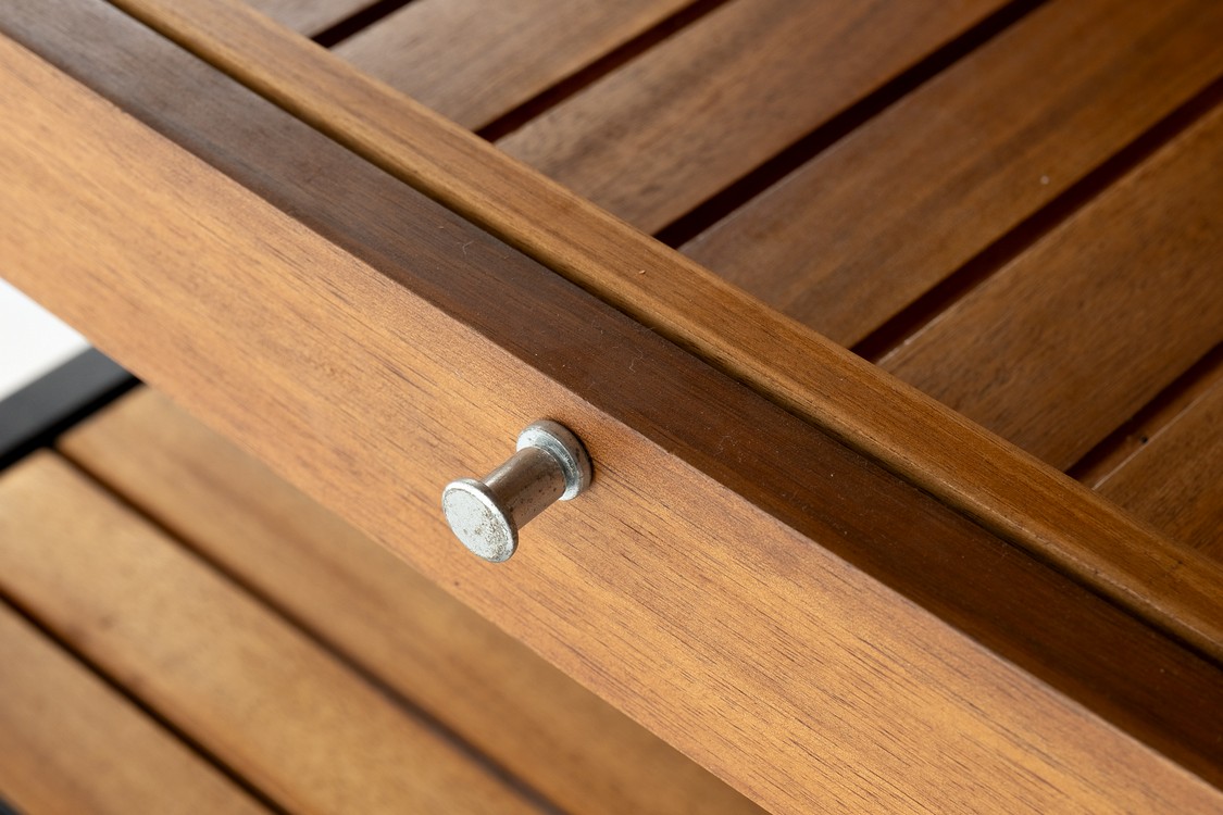 Стол сервировочный NOURD столешница нержавеющая сталь Joygarden фото 10