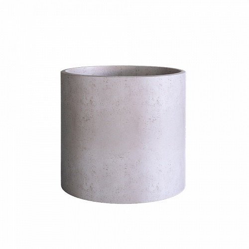 Кашпо Concretika Cylinder D40 H40 Concrete White фото 1